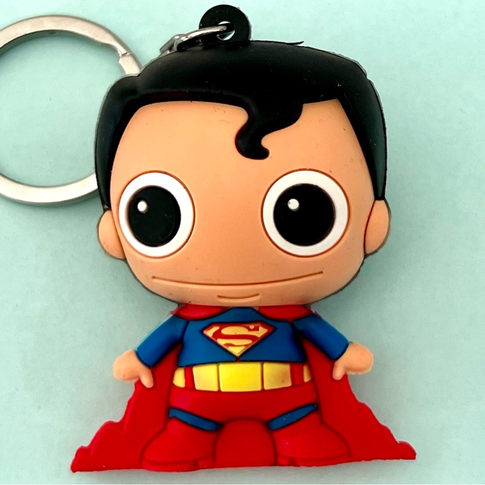 Monogram Figural 3D Superman DC keychain